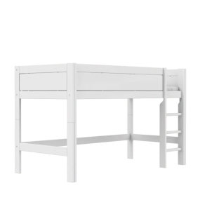 LIFETIME Original Halfhoogslaper met Deluxe Lattenbodem Wit