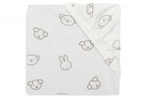 Jollein Hoeslaken Jersey 70/75x140/150cm Miffy and Friends
