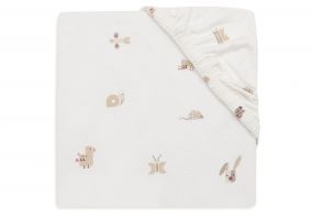 Jollein Hoeslaken Jersey 60x120cm Animal Friends