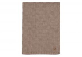 Jollein Deken Wieg 75x100cm Box Knit Milky Coffee