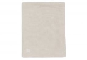 Jollein Deken Ledikant 100x150cm Basic Knit Oatmeal/Velvet