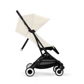 Cybex Buggy ORFEO Black Frame | Canvas White | Light Beige