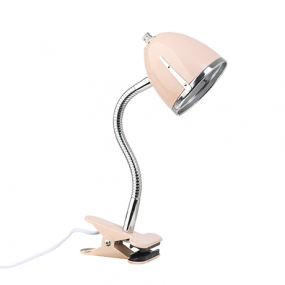 Life Time Knijplamp Pink/Chroom CE - E14 - MAX 40W