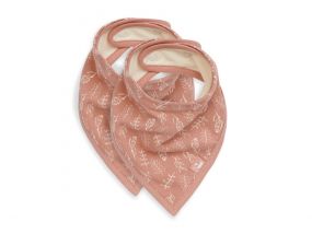 Jollein Bandana Slabbetjes 2 Stuks Meadow Rosewood
