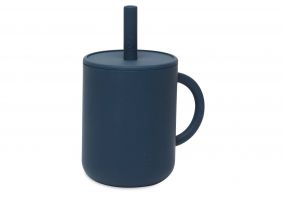 Jollein Siliconen Drinkbeker Jeans Blue