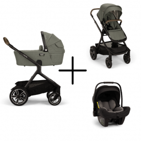 Nuna Kinderwagen 3 in 1 DEMI™ next Pine + Autostoel PIPA™ next