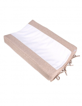Poetree Kids Aankleedkussenhoes Chevron Light Camel