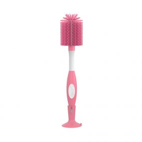 Dr. Brown's Flessenborstel Siliconen Roze