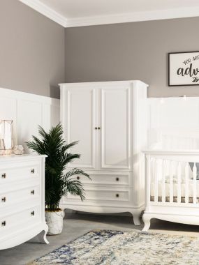 Born Lucky Meegroei Babykamer 3 Delig Romeo Solid White