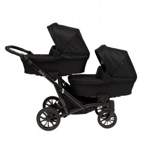 Born Lucky Tweeling Kinderwagen Booster Zwart 