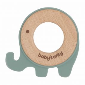 Baby's Only Bijtring Olifant Stonegreen