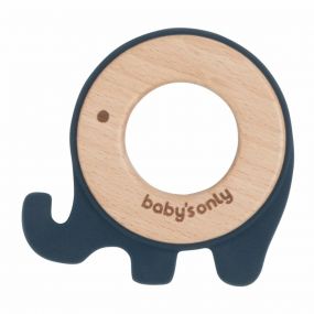 Baby's Only Bijtring Olifant Vintage Blue