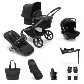 Bugaboo Kinderwagen 3 In 1 Fox 5 Compleet Graphite Midnight Black + Accessoires