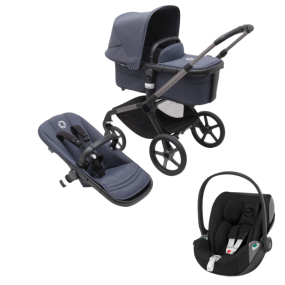 Bugaboo Kinderwagen 3 in 1 Fox 5 Compleet Graphite Stormy Blue