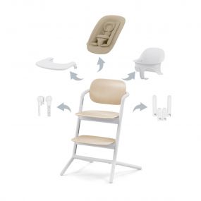 Cybex Lemo Kinderstoel 4 In 1 Sand White