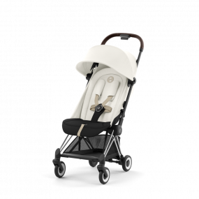 Cybex Buggy Coya Chrome Dark Brown Off White Light Beige