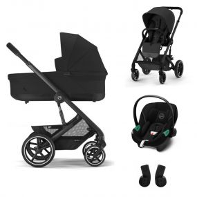 Cybex Kinderwagen 3 In 1 Balios S Lux Black Moon Black Met Cybex Autostoel Aton S2