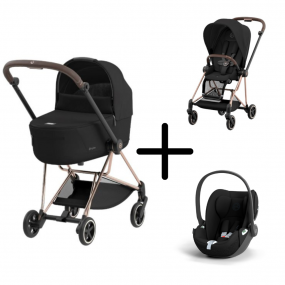 Cybex Mios 3 In 1 Kinderwagen Rosegold Sepia Black