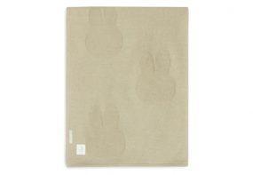 Jollein Deken Ledikant 100x150cm Miffy Olive Green/Coral Fleece