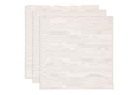 Jollein Hydrofiele Doek Small 70x70cm Miffy Stripe Biscuit (3pack)