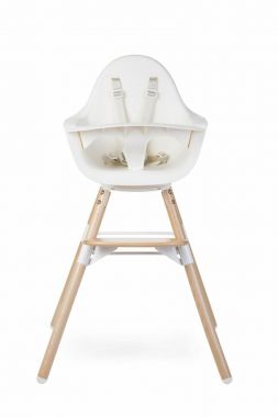 Childhome Kinderstoel Evolu One 80 Wit/Naturel