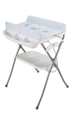 Cabino Badcommode Wolkjes Wit/Grijs