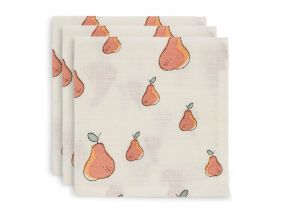 Jollein Hydrofiel Monddoekje Pear 3 Stuks