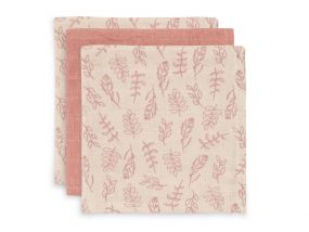 Jollein Hydrofiel Monddoekje Meadow Rosewood 3 Stuks