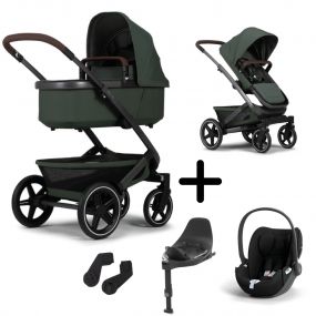 Joolz Kinderwagen 3 In 1 Geo3 Sage Green + Isofix Base