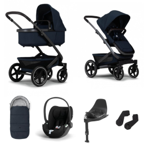 Joolz Kinderwagen 3 In 1 Geo3 Navy Blue + Isofix Base + Voetenzak