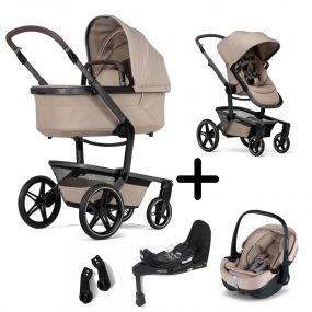 Joolz Kinderwagen 3 in 1 Day5 Sandy Taupe + Joolz Maxi-Cosi Groep 0 Autostoel Pebble 360 Pro + Isofix Base