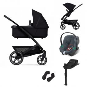 Combi Deal Joolz Kinderwagen 3 In 1 Geo3 Brilliant Black Met Cybex Autostoel En Cybex Base One 