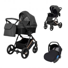 Born Lucky Kinderwagen 3 In 1 Lazzio Premium Zwart 