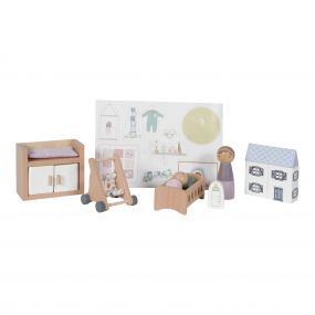 Little Dutch Uitbreidingsset Poppenhuis Babykamer
