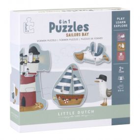 Little Dutch Puzzel 6 In 1 Sailors Bay