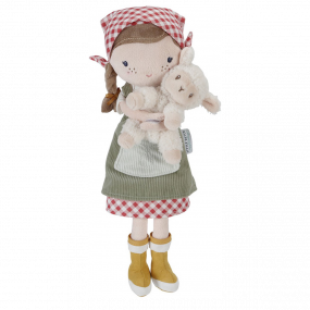 Little Dutch Knuffelpop Boerin Rosa met schaap 35cm
