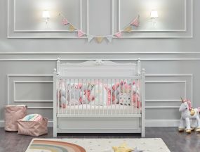 Baby Bed Lora Wit 70 x 130 cm