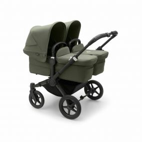 Bugaboo Donkey 5 Tweeling Kinderwagen Core Black Forest Green