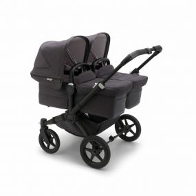 Bugaboo Donkey 5 Tweeling Kinderwagen Premium Mineral Black Washed Black