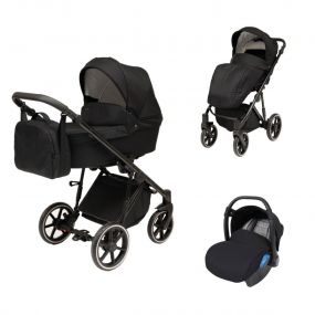 Born Lucky Kinderwagen 3 In 1 Molto Pure Black