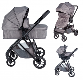 Bebies First Kinderwagen 3in1 Optima Grey