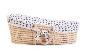 Moses Mand Naturel + Matras + Jersey Hoes Leopard