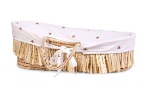 Moses Mand Raffia + Matras + Jersey Hoes Hartjes