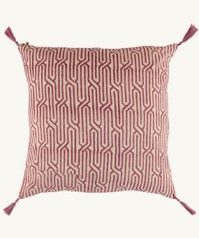 Doing Goods Pink Leopard Pillow Small Pink