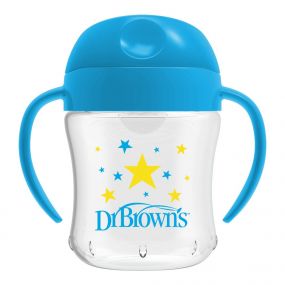 Dr. Brown's Drinkbeker Blauw Zachte Tuit 180 Ml