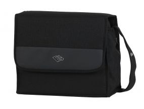 Bebecar Luiertas Met Verschoonmatje Carre Dark Black