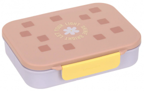 Lässig Bento Lunchbox Pattern Party Rose/Lilac