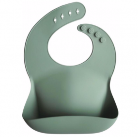 Mushie Siliconen Slab Camebridge Blue