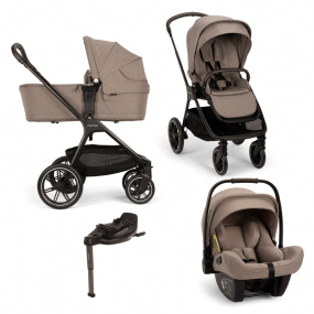 Nuna TRIV™ lx Kinderwagen 3 in 1 Cedar + Autostoel PIPA™ next + BASE™ curv