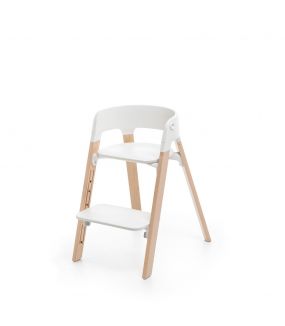 Stokke® Steps™️ Kinderstoel White Natural